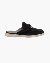 Black Suède Mediterranean Mule