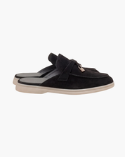 Black Suède Mediterranean Mule