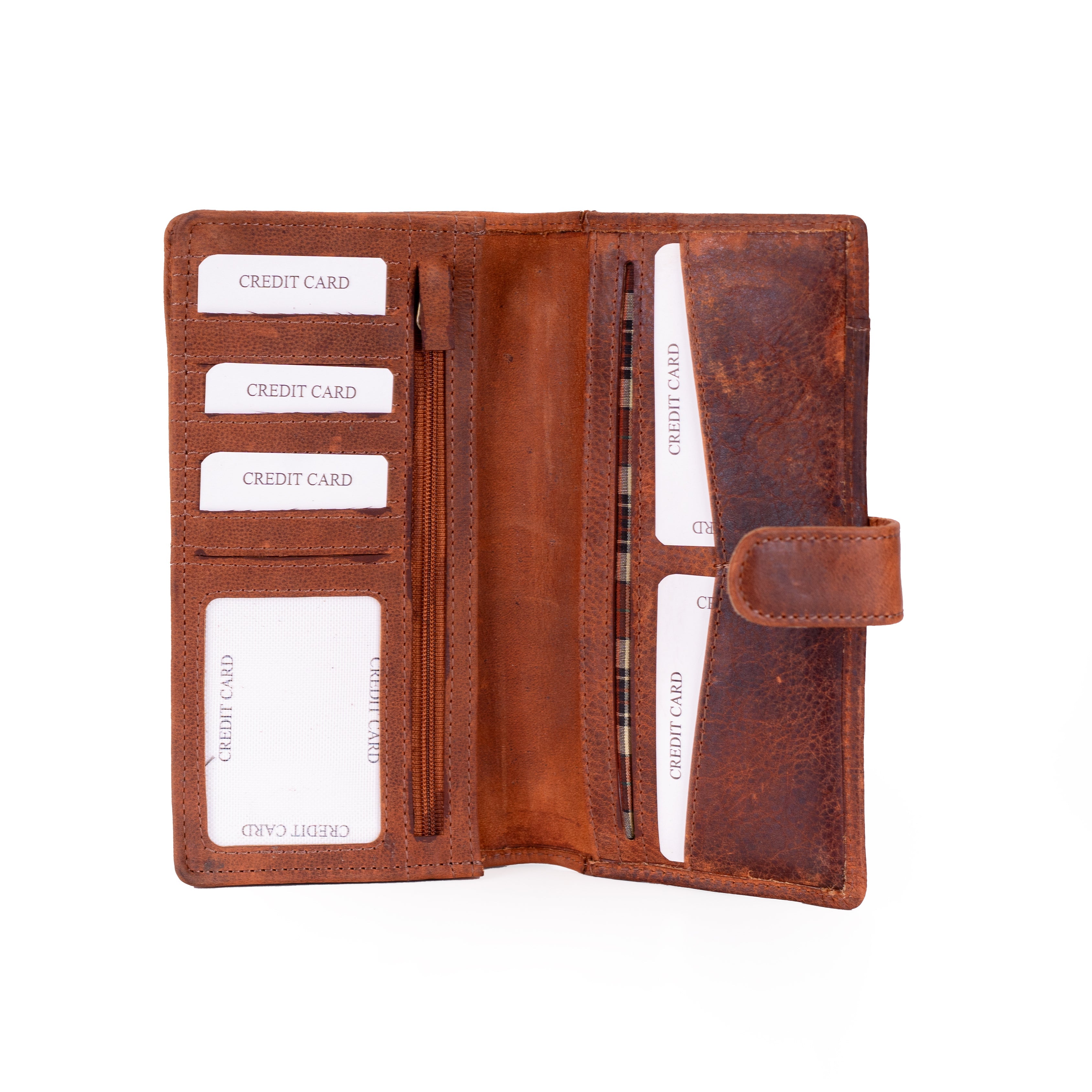 Leather Long Wallet Ashford