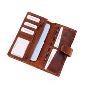 Leather Long Wallet Ashford