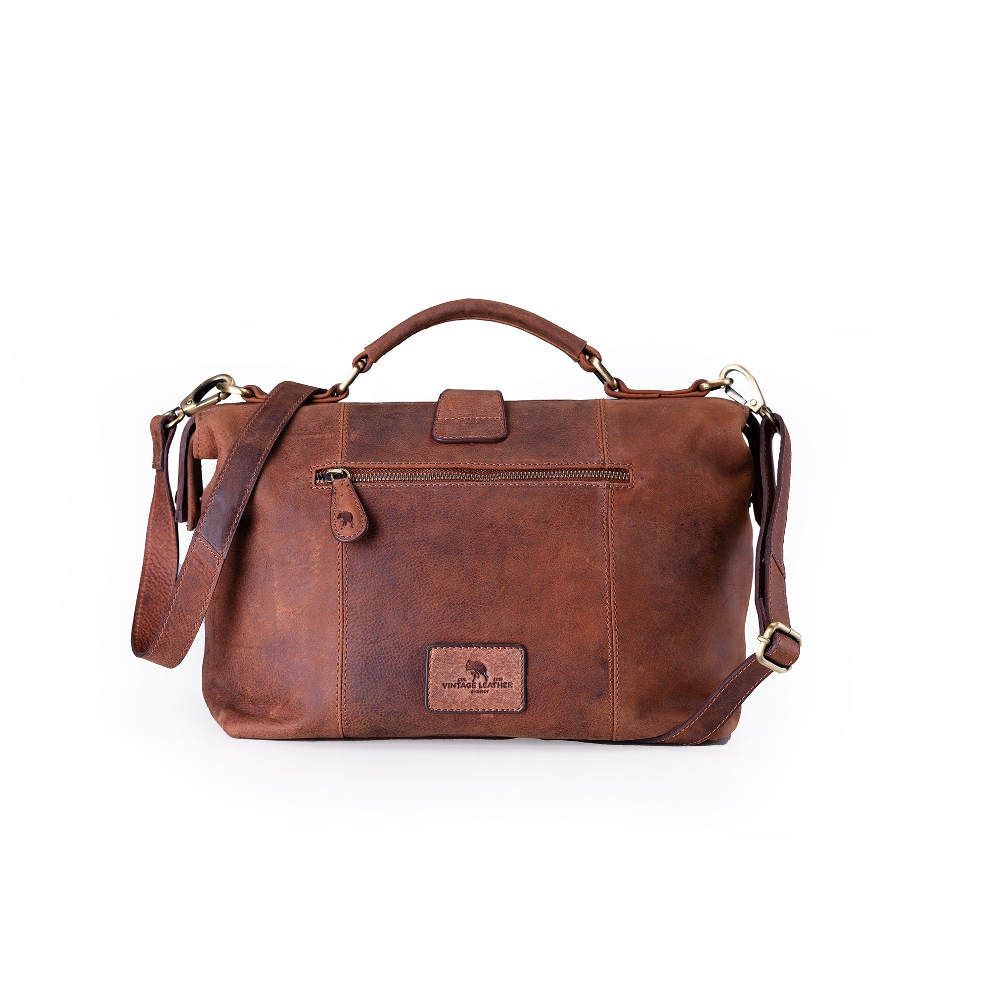 Leather Handbag Sage