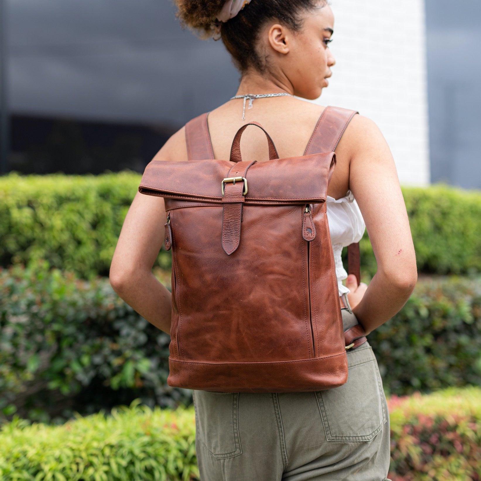 Leather Backpack | Huston