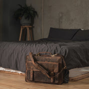 Parker Leather Mens Briefcase