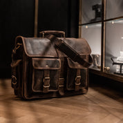 Leather Messenger Bag - Perth