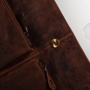 Leather Laptop Sleeve For  MacBook Air 13 inch- Benson