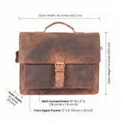 Leather Briefcase Rover