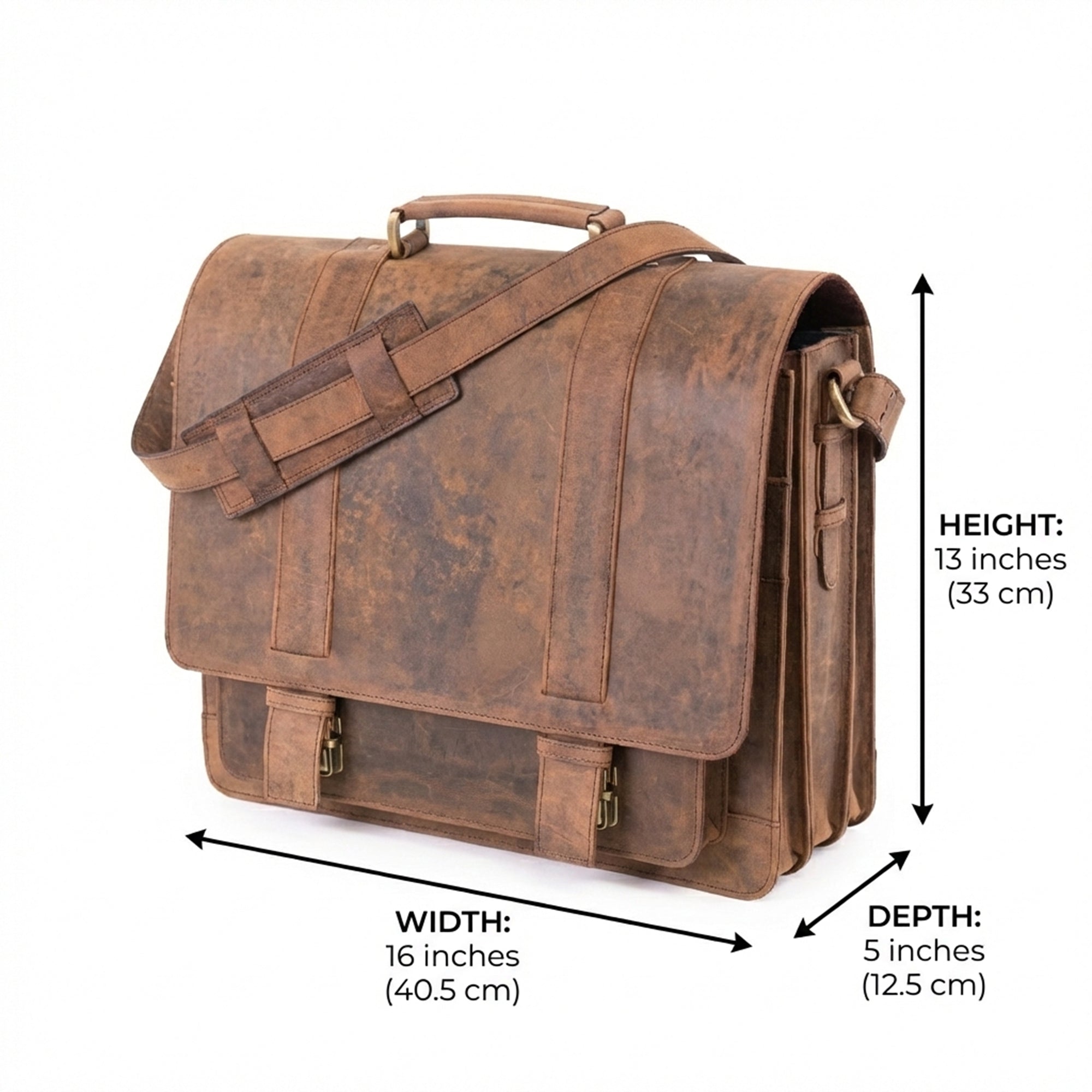 Scout Leather Briefcase