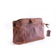 Leather Travel Toiletry Bag Manchester