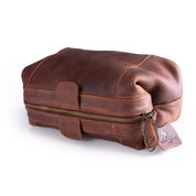 Leather Travel Toiletry Bag Manchester