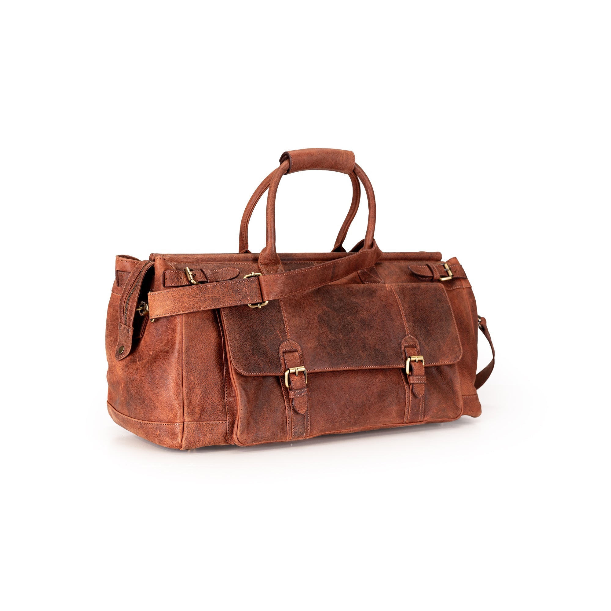Leather Duffle Bag Voyager