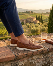 Sorrento Woven Loafer - Leather