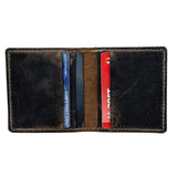 Leather Credit Card Wallet - Jade