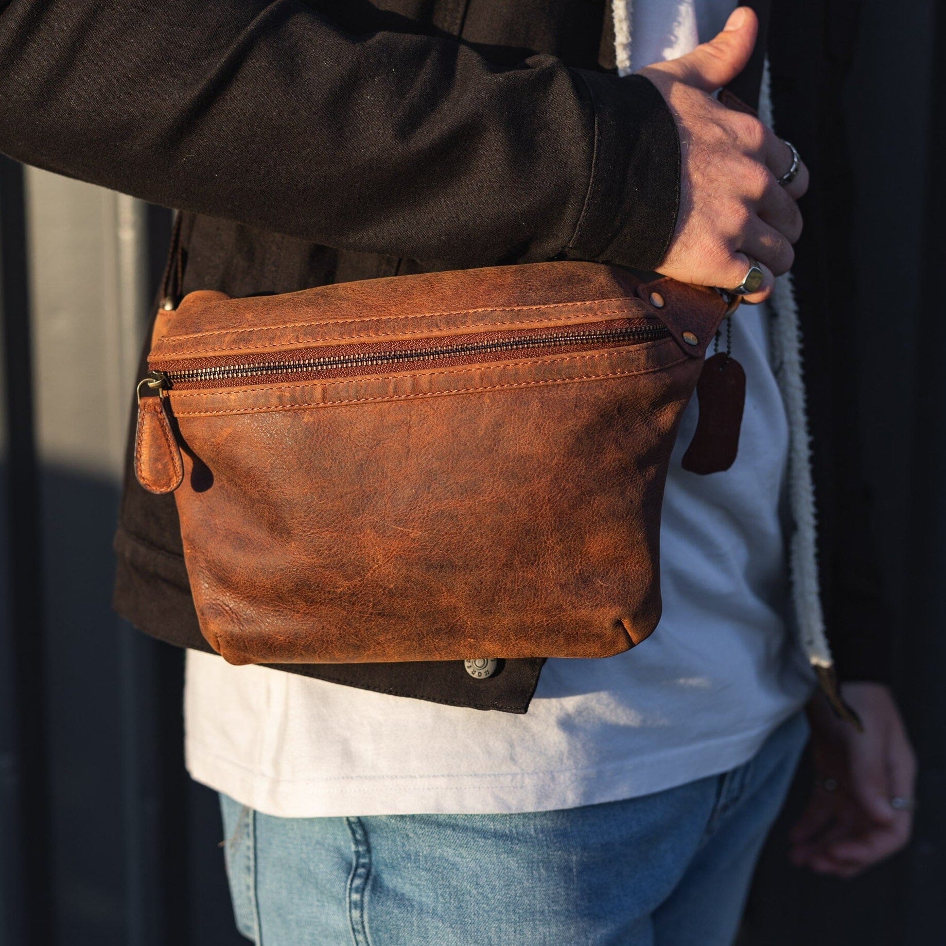 Leather Sling Bag Akasha