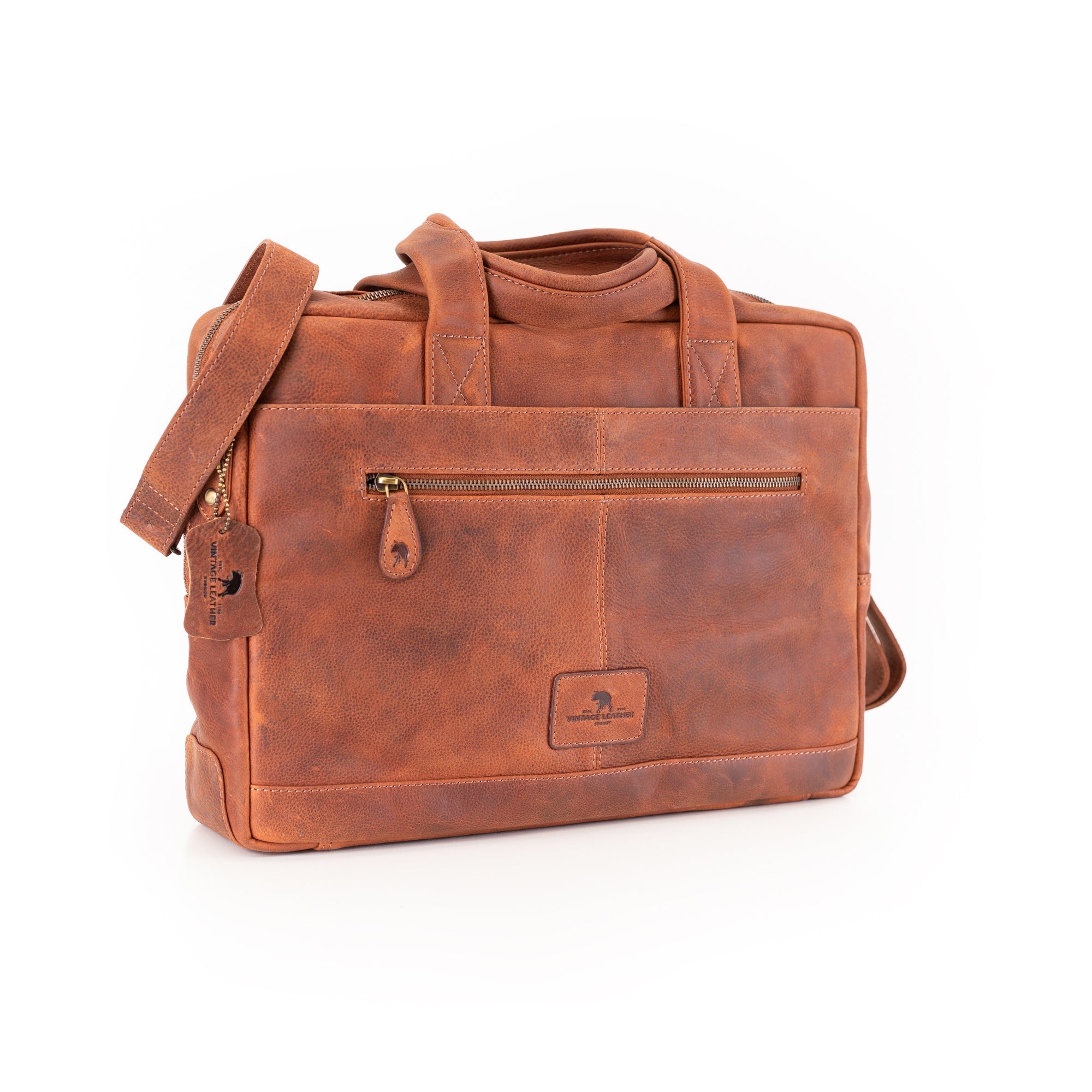 Leather Messenger Bag Zenith